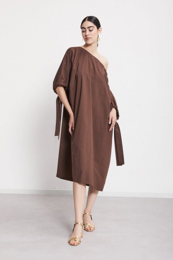 Poplin midi dress - Image 2