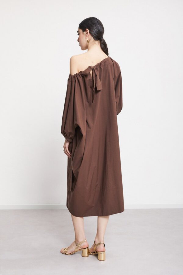 Poplin midi dress - Image 3
