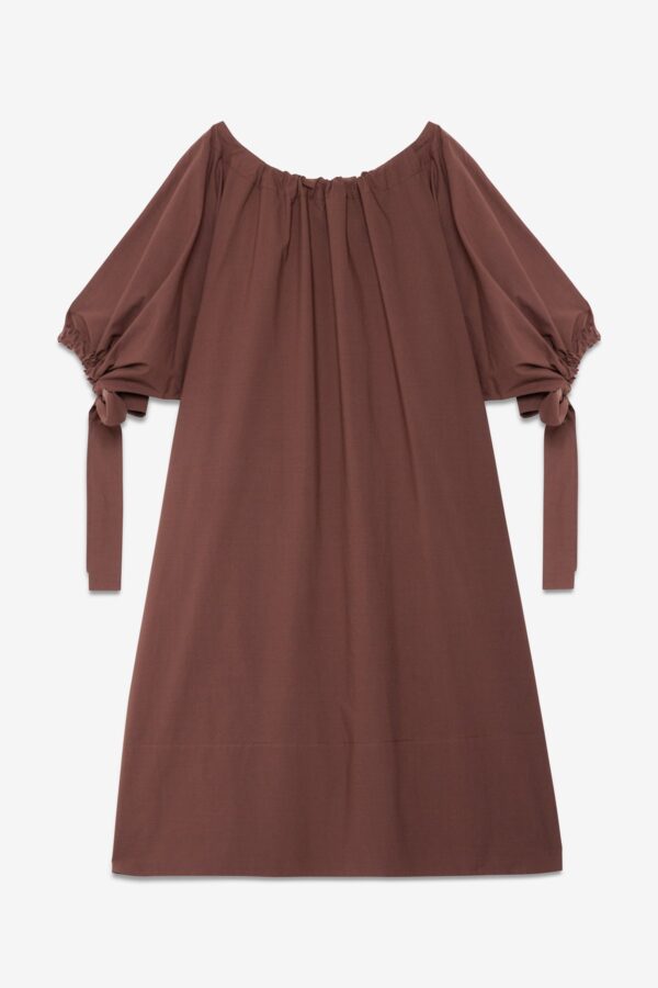 Poplin midi dress - Image 5