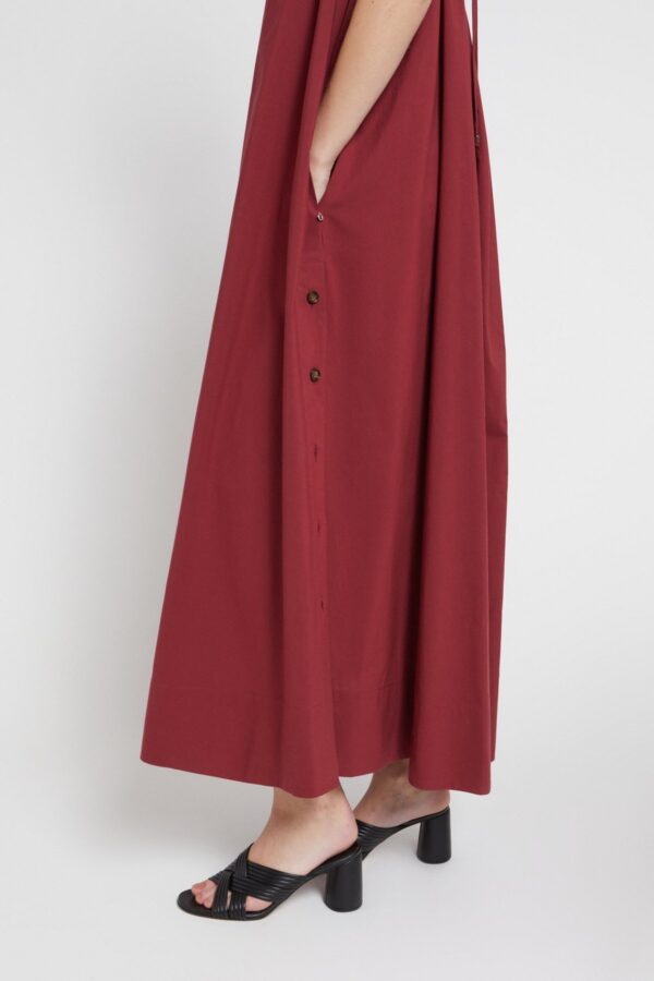 Poplin long dress - Image 4