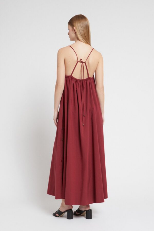 Poplin long dress - Image 2