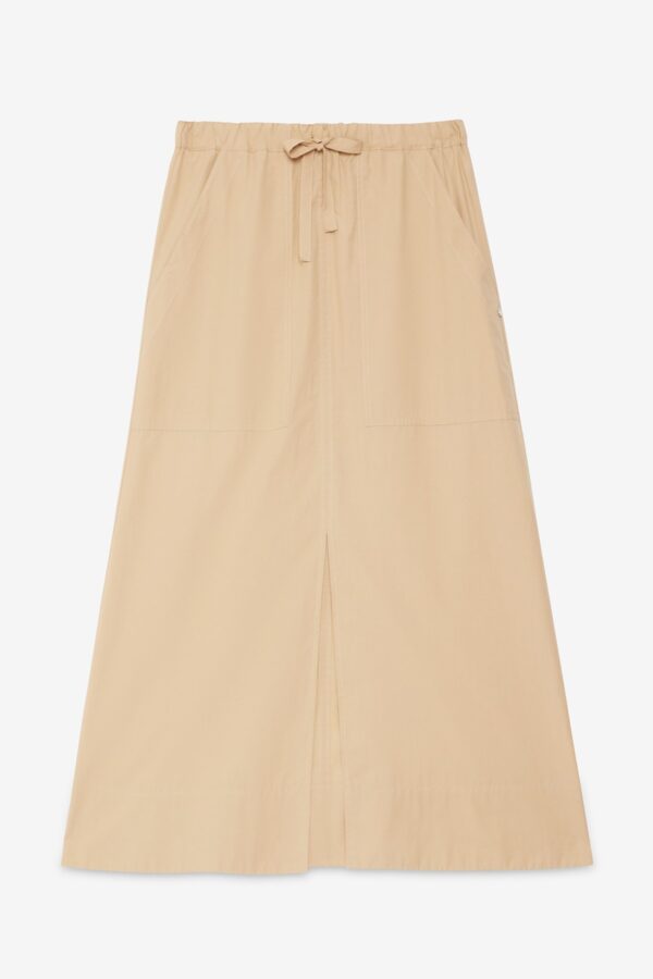 Poplin skirt with drawstring - Image 5