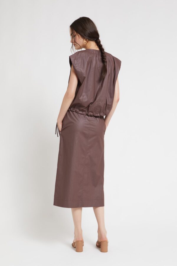 Cotton midi skirt - Image 2